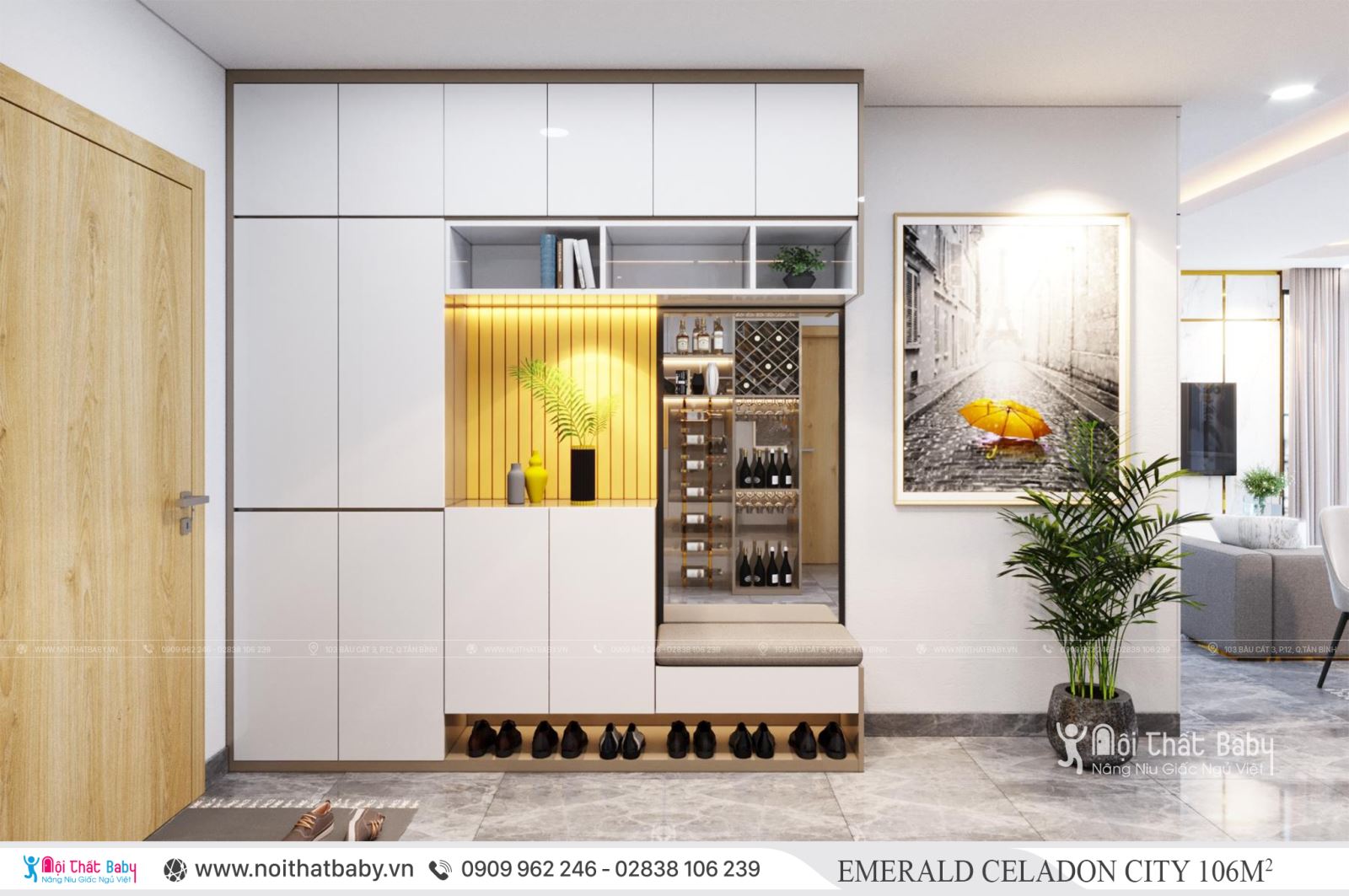 Tổng hợp các mẫu thiết kế nội thất Chung cư Emerald Celadon City